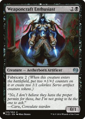 Weaponcraft Enthusiast<br /><span class="collector-number">Collector No. KLD-105</span>