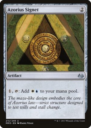 Azorius Signet<br /><span class="collector-number">Collector No. 215</span>