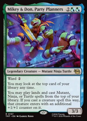 Mikey & Don, Party Planners - Foil<br /><span class="collector-number">Collector No. 157</span>