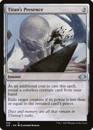 Titan's Presence<br /><span class="collector-number">Collector No. 749</span>