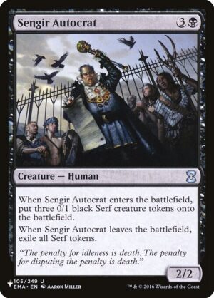 Sengir Autocrat<br /><span class="collector-number">Collector No. EMA-105</span>