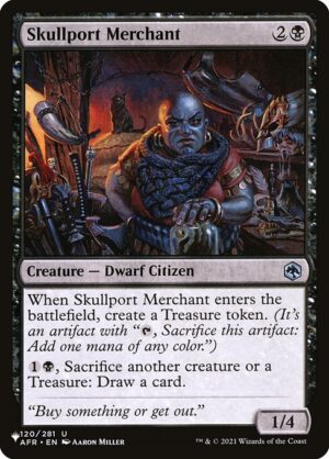 Skullport Merchant<br /><span class="collector-number">Collector No. AFR-120</span>