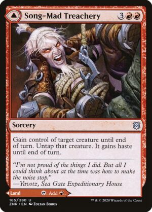 Song-Mad Treachery // Song-Mad Ruins - Foil<br /><span class="collector-number">Collector No. 165</span>
