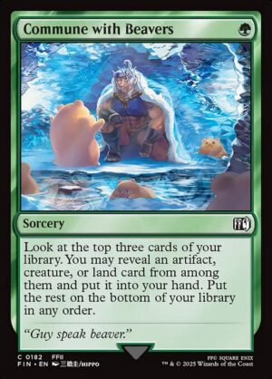 Commune with Beavers - Foil<br /><span class="collector-number">Collector No. 182</span>