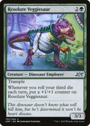 Resolute Veggiesaur<br /><span class="collector-number">Collector No. 153</span>