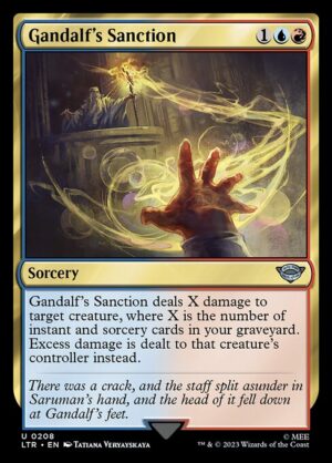 Gandalf's Sanction - Foil<br /><span class="collector-number">Collector No. 208</span>