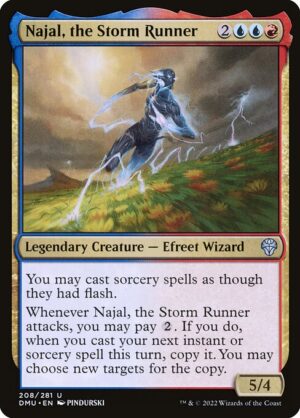 Najal, the Storm Runner - Foil<br /><span class="collector-number">Collector No. 208</span>