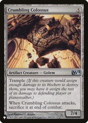 Crumbling Colossus<br /><span class="collector-number">Collector No. M12-204</span>