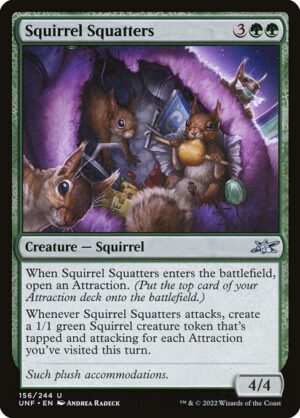 Squirrel Squatters<br /><span class="collector-number">Collector No. 156</span>