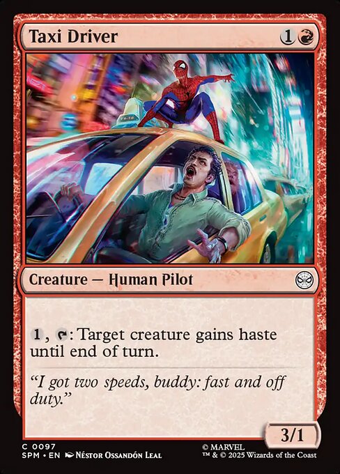 Taxi Driver<br /><span class="collector-number">Collector No. 97</span>