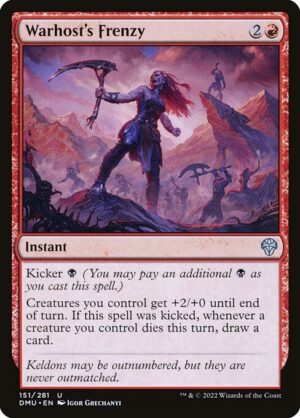 Warhost's Frenzy - Foil<br /><span class="collector-number">Collector No. 151</span>