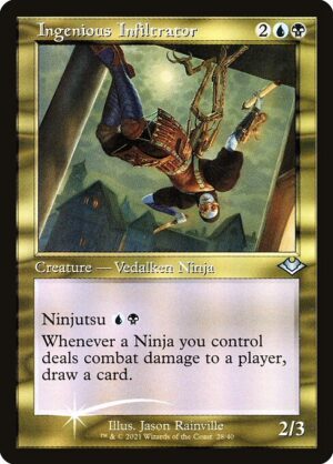 Ingenious Infiltrator - Etched<br /><span class="collector-number">Collector No. 28</span>