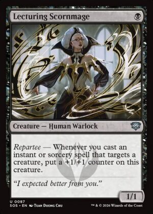 Lecturing Scornmage - Foil<br /><span class="collector-number">Collector No. 87</span>