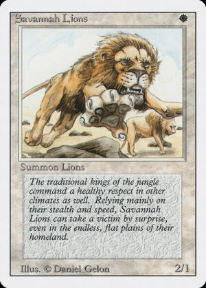 Savannah Lions<br /><span class="collector-number">Collector No. 39</span>