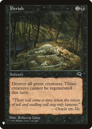 Perish<br /><span class="collector-number">Collector No. TMP-147</span>