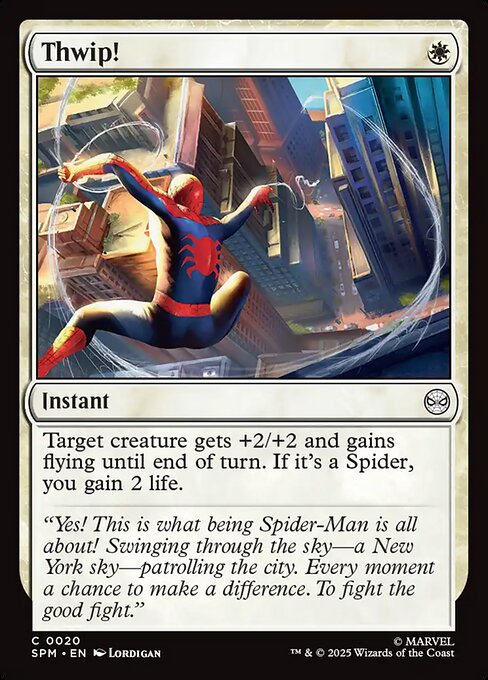 Thwip!<br /><span class="collector-number">Collector No. 20</span>