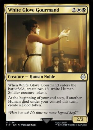 White Glove Gourmand - Foil<br /><span class="collector-number">Collector No. 124</span>