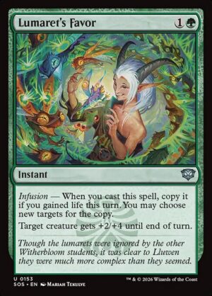 Lumaret's Favor - Foil<br /><span class="collector-number">Collector No. 153</span>