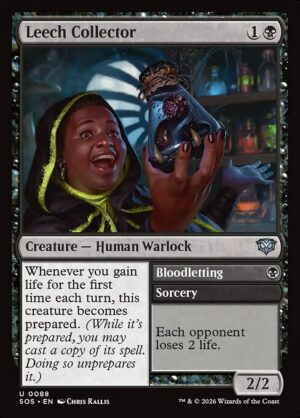 Leech Collector // Bloodletting - Foil<br /><span class="collector-number">Collector No. 88</span>