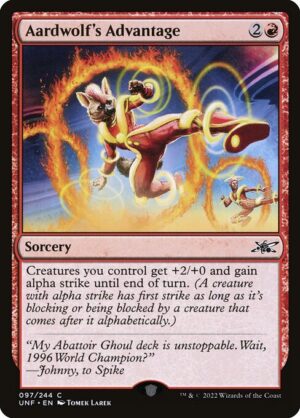 Aardwolf's Advantage<br /><span class="collector-number">Collector No. 97</span>