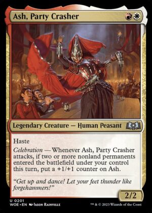 Ash, Party Crasher - Foil<br /><span class="collector-number">Collector No. 201</span>