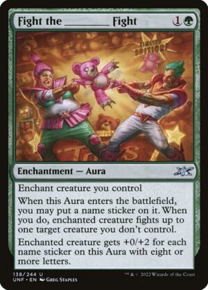 Fight the _____ Fight<br /><span class="collector-number">Collector No. 138</span>