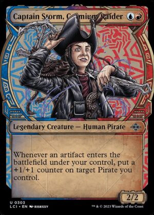 Captain Storm, Cosmium Raider - Foil<br /><span class="collector-number">Collector No. 303</span>