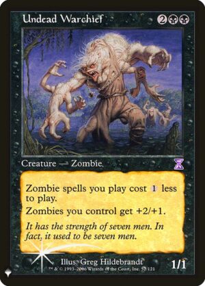 Undead Warchief - Foil<br /><span class="collector-number">Collector No. TSB-52</span>