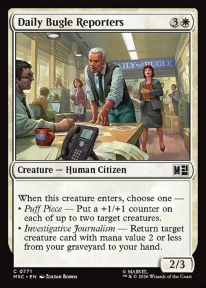 Daily Bugle Reporters - Foil<br /><span class="collector-number">Collector No. 771</span>