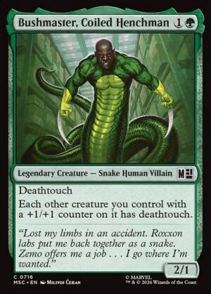 Bushmaster, Coiled Henchman - Foil<br /><span class="collector-number">Collector No. 716</span>