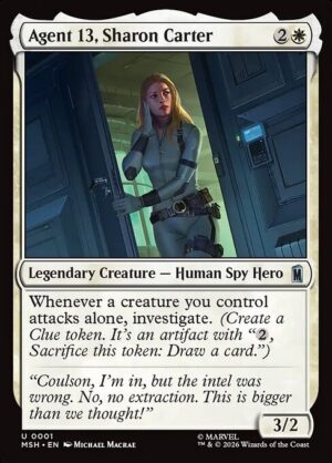 Agent 13, Sharon Carter - Foil<br /><span class="collector-number">Collector No. 1</span>