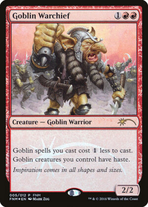 Goblin Warchief - Foil<br /><span class="collector-number">Collector No. 5</span>