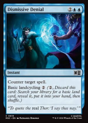 Dismissive Denial - Foil<br /><span class="collector-number">Collector No. 619</span>