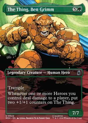 The Thing, Ben Grimm - Foil<br /><span class="collector-number">Collector No. 322</span>