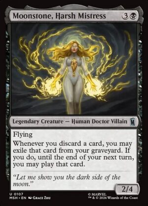 Moonstone, Harsh Mistress - Foil<br /><span class="collector-number">Collector No. 107</span>