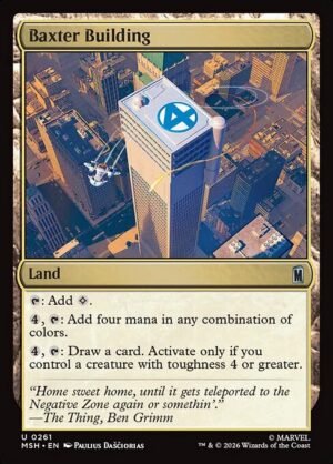Baxter Building - Foil<br /><span class="collector-number">Collector No. 261</span>