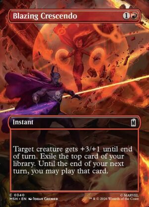 Blazing Crescendo - Foil<br /><span class="collector-number">Collector No. 340</span>