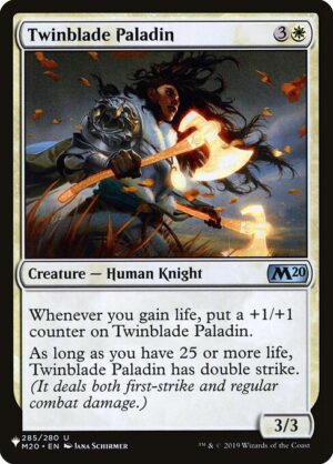 Twinblade Paladin<br /><span class="collector-number">Collector No. M20-285</span>