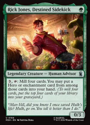 Rick Jones, Destined Sidekick - Foil<br /><span class="collector-number">Collector No. 184</span>