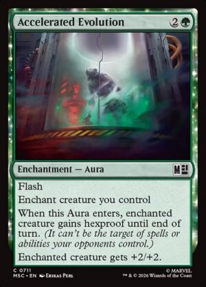 Accelerated Evolution - Foil<br /><span class="collector-number">Collector No. 711</span>