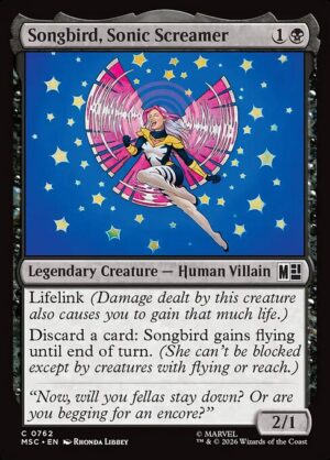 Songbird, Sonic Screamer - Foil<br /><span class="collector-number">Collector No. 762</span>
