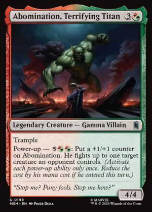 Abomination, Terrifying Titan - Foil<br /><span class="collector-number">Collector No. 198</span>