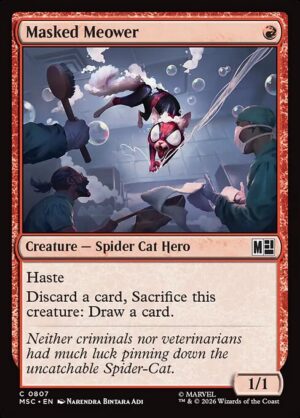 Masked Meower - Foil<br /><span class="collector-number">Collector No. 807</span>