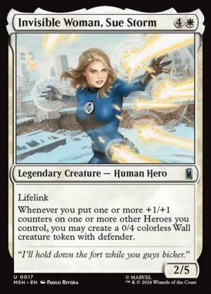 Invisible Woman, Sue Storm - Foil<br /><span class="collector-number">Collector No. 17</span>