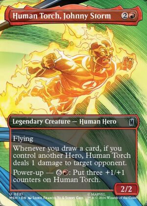 Human Torch, Johnny Storm - Foil<br /><span class="collector-number">Collector No. 321</span>