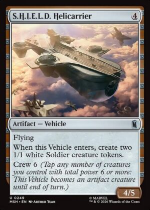 S.H.I.E.L.D. Helicarrier - Foil<br /><span class="collector-number">Collector No. 249</span>