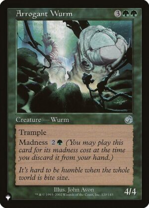 Arrogant Wurm<br /><span class="collector-number">Collector No. TOR-120</span>