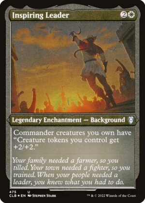 Inspiring Leader - Etched<br /><span class="collector-number">Collector No. 475</span>