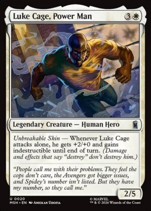 Luke Cage, Power Man - Foil<br /><span class="collector-number">Collector No. 20</span>