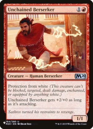 Unchained Berserker<br /><span class="collector-number">Collector No. M20-164</span>